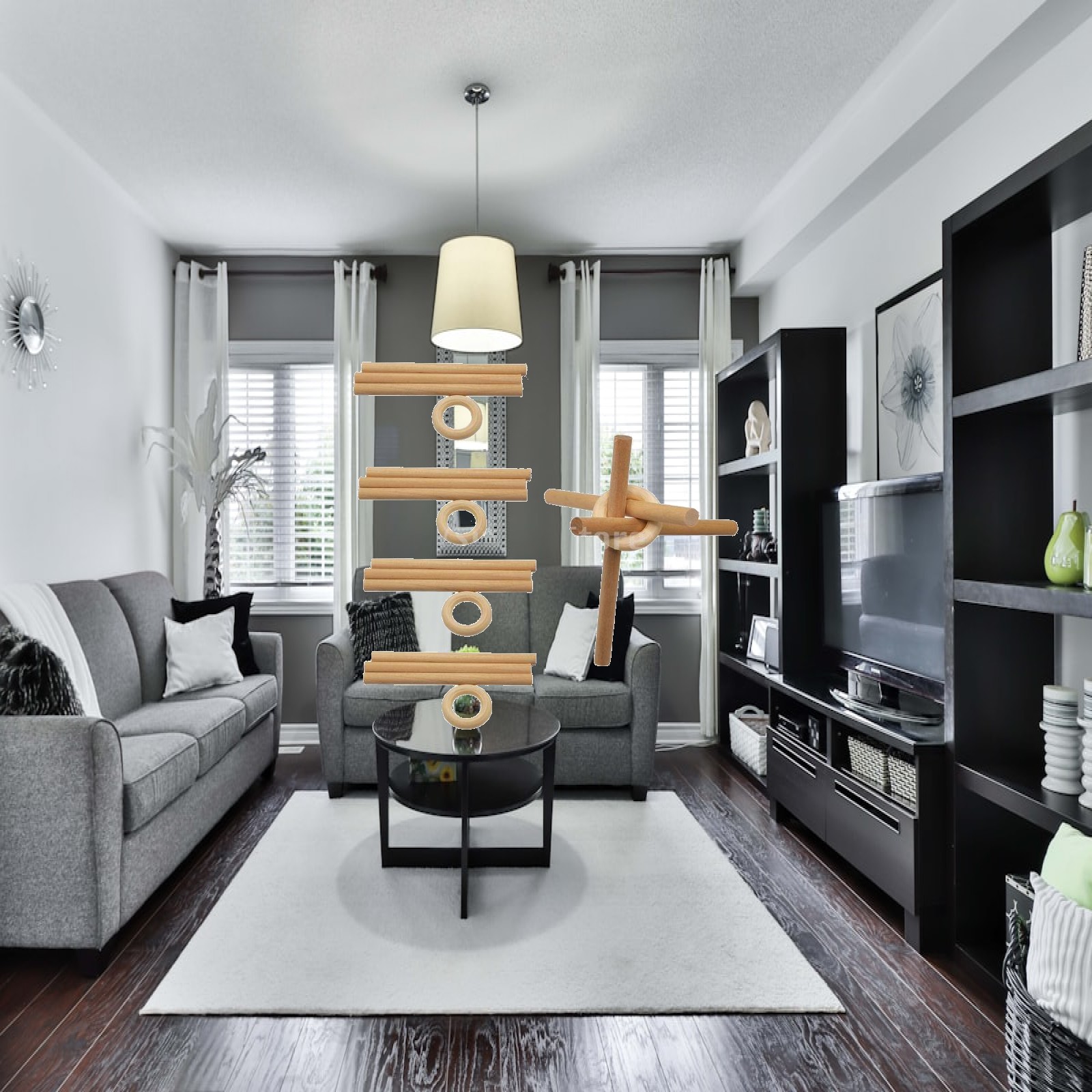 Vanity Home Decor - แท่นวางไม้สำหรับเบสบอล ซอฟต์บอล และไข่ ชุดฐานโชว์สำหรับโต๊ะเครื่องแป้ง สำนักงาน ตกแต่งบ้าน