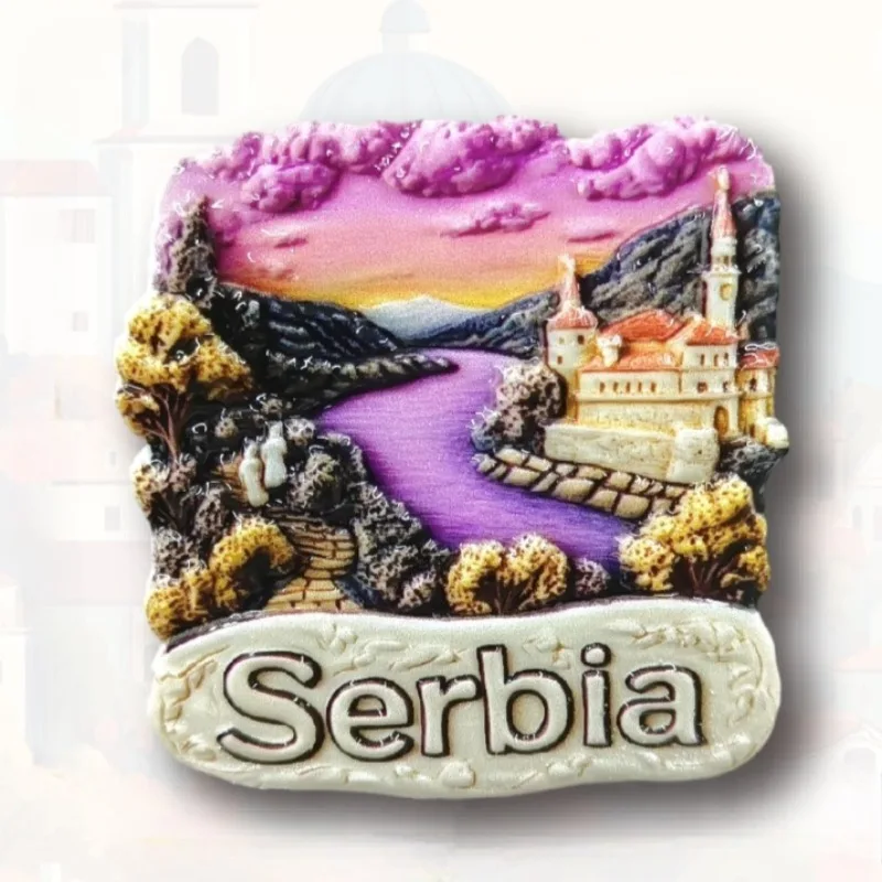 Home Decor Novi Sad - เซอร์เบียตู้เย็นสติกเกอร์ Novi Sad เดินทางของที่ระลึก Beograd ตู้เย็นแม่เหล็กตกแต่งบ้านงานแต่งงานของขวัญ