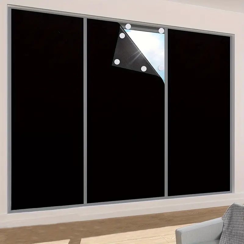 Blackout Curtains - ม่านกันแสง 95-98% แบบ DIY พกพาสะดวก ถอดออกได้