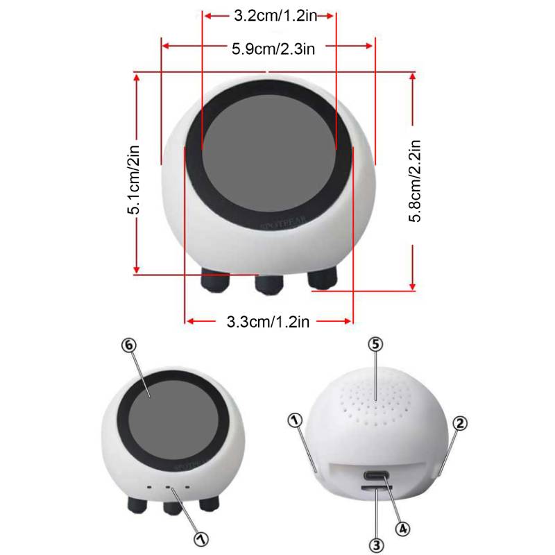 Home Decor Ai Free - หุ่นยนต์สนทนาด้วยเสียง AI DeepSeek XiaoZhi บอร์ดพัฒนา ESP32-S3