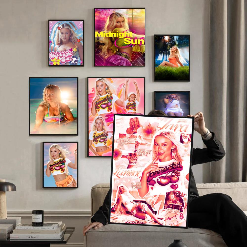 นักร้อง Z-Zara Larsson โปสเตอร - Home Decor Za บทวิจารณ์และราคา