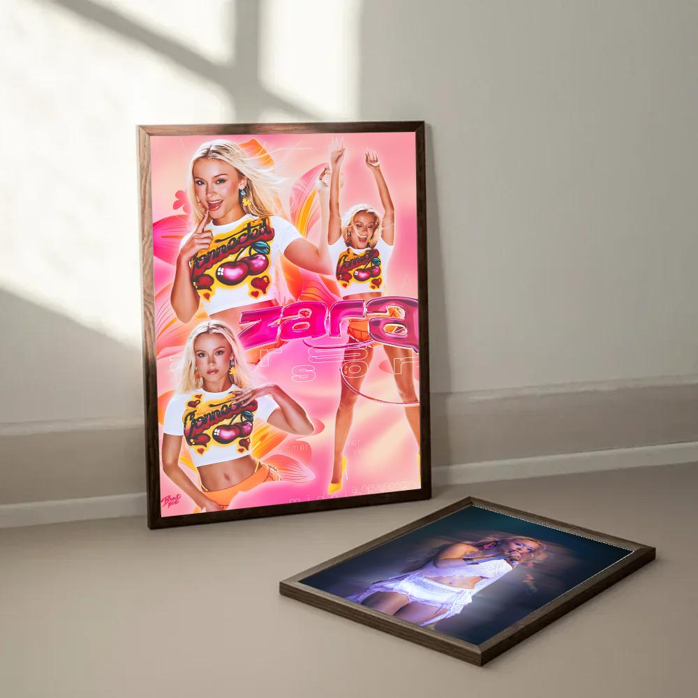 นักร้อง Z-Zara Larsson โปสเตอร - Home Decor Za บทวิจารณ์และราคา