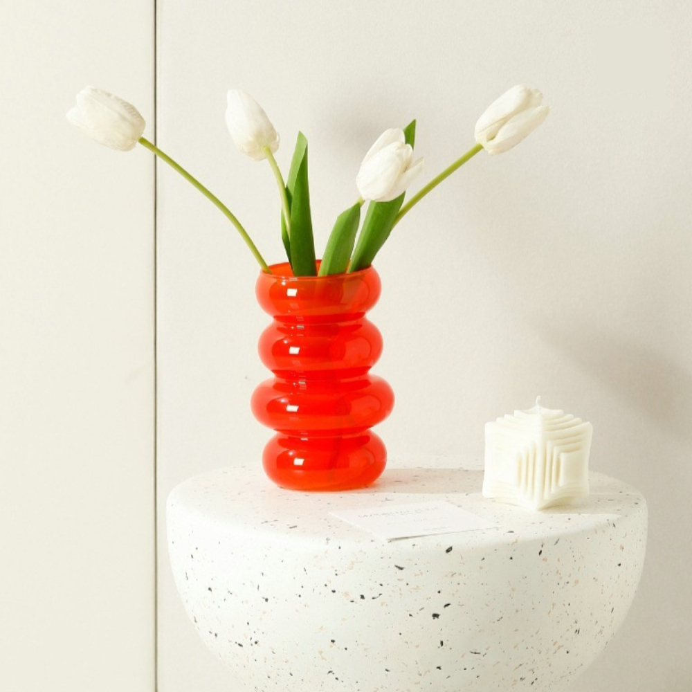 แจกันแก้วทรงกลมสไตล์นอร์ดิก ภา - Glass Vase Nordic บทวิจารณ์และราคา