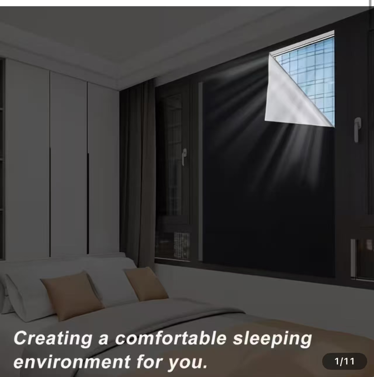 ม่านกันแสง 100% แบบ DIY พกพาสะ - Blackout Curtains บทวิจารณ์และราคา