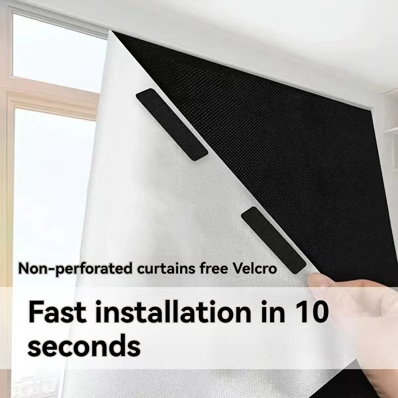 ม่านกันแสง 100% แบบ DIY พกพาสะ - Blackout Curtains บทวิจารณ์และราคา