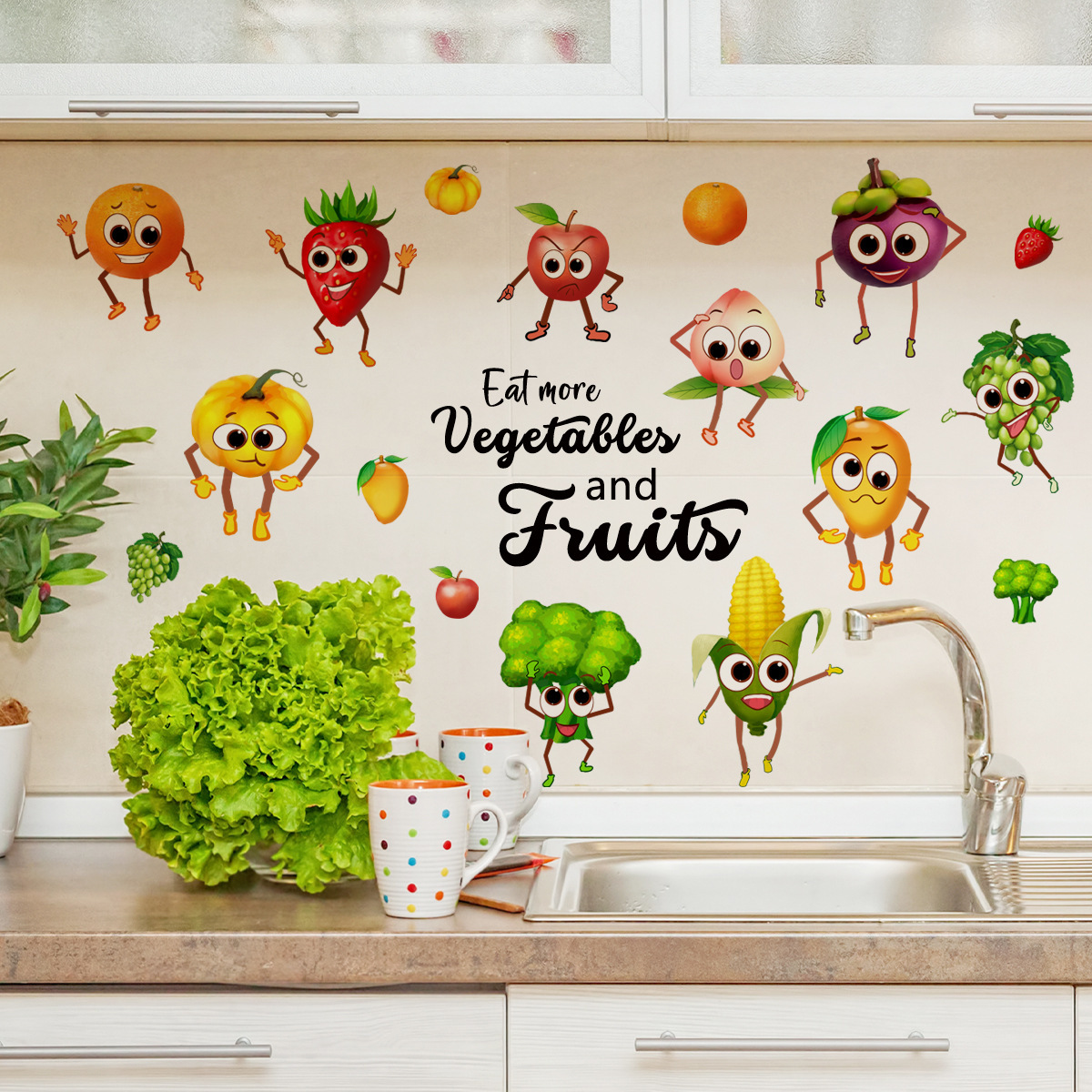 การ์ตูน Emoji ผลไม้สติ๊กเกอร์ต - Home Decor Emoji บทวิจารณ์และราคา