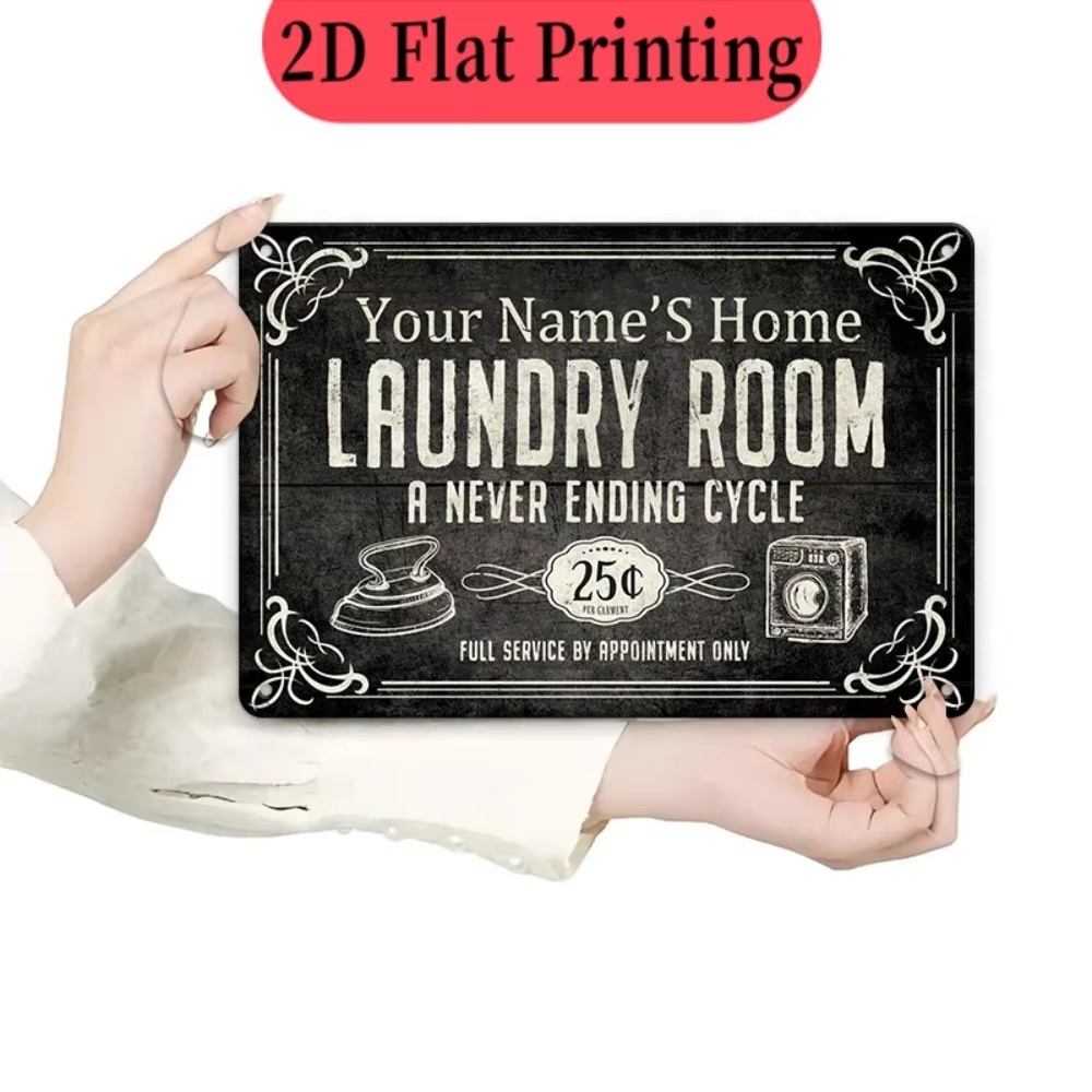 ป้ายชื่อร้านซักรีดแบบกำหนดเอง, - Home Decor Names บทวิจารณ์และราคา