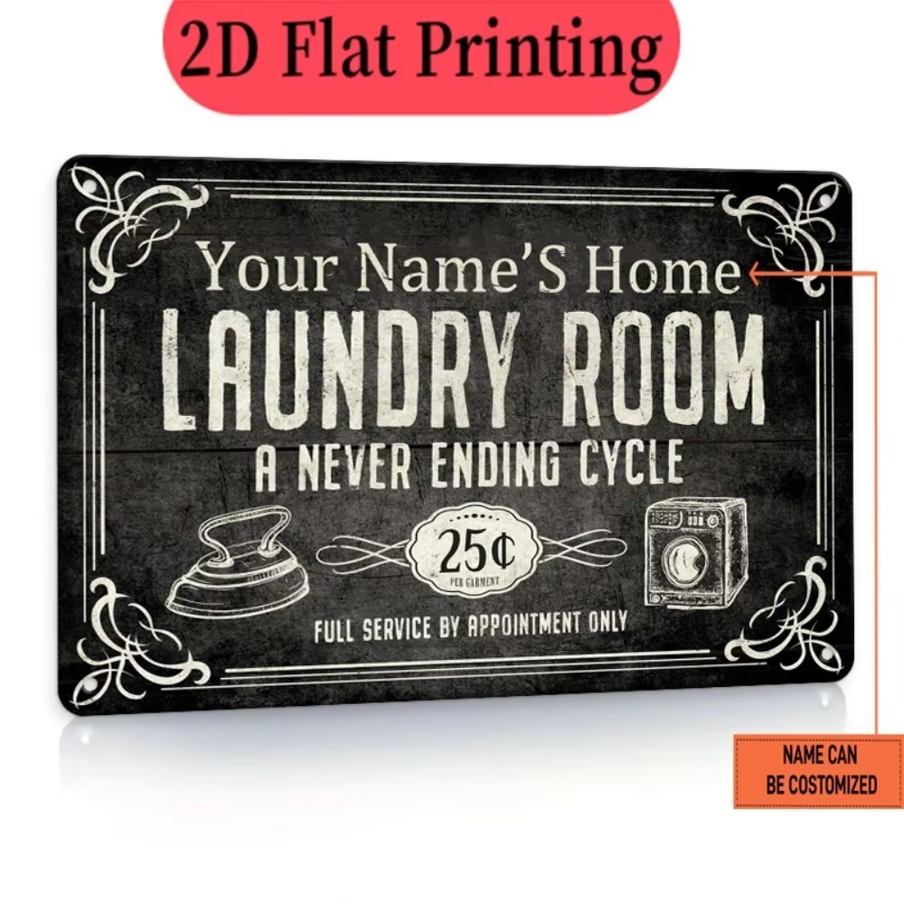 ป้ายชื่อร้านซักรีดแบบกำหนดเอง, - Home Decor Names บทวิจารณ์และราคา