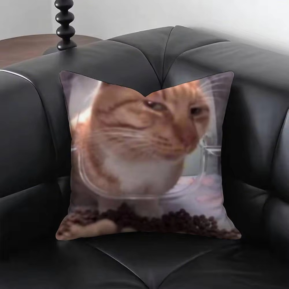 ปลอกหมอนลายแมวตลก M-Meme พิมพ์ - Home Decor Emoji บทวิจารณ์และราคา