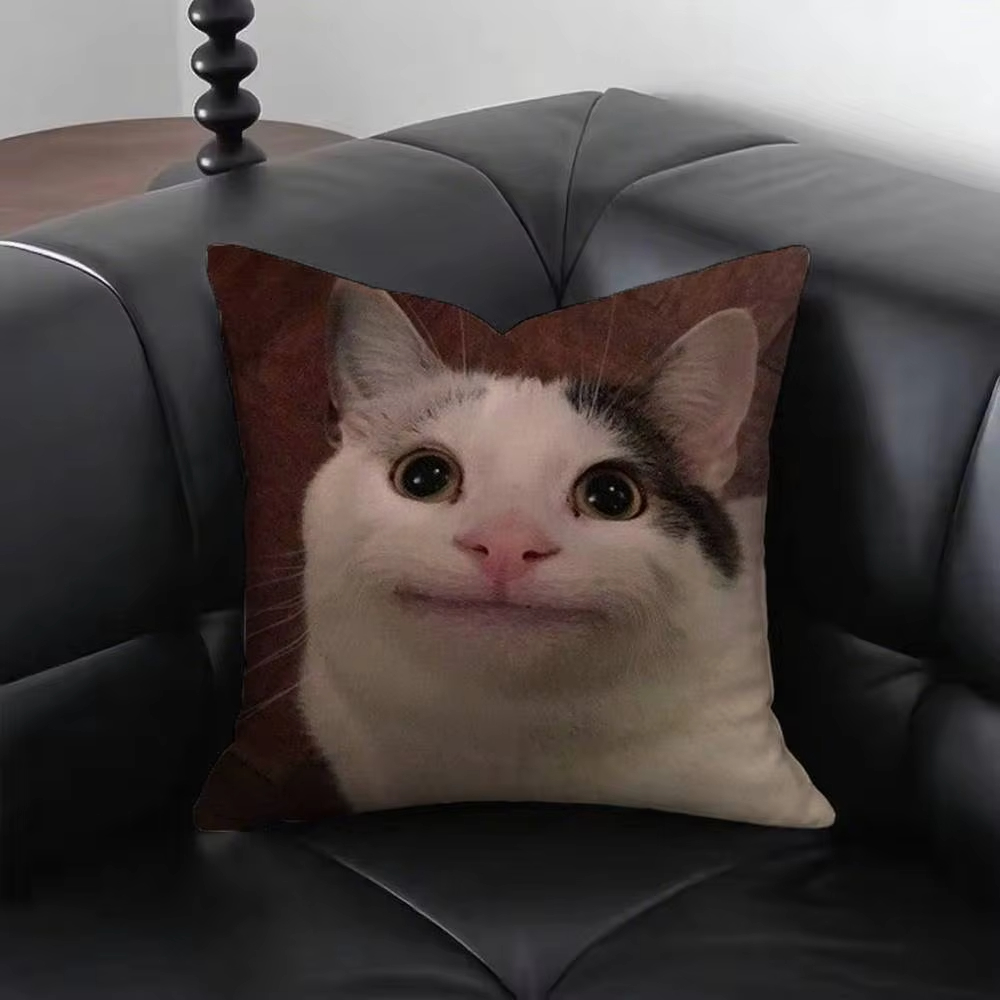 ปลอกหมอนลายแมวตลก M-Meme พิมพ์ - Home Decor Emoji บทวิจารณ์และราคา
