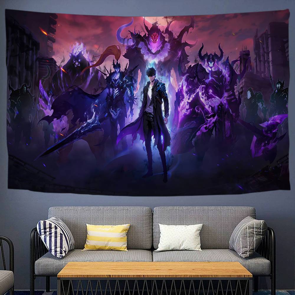 ผ้าแขวนผนังลายการ์ตูนอนิเมะ So - Home Decor Solo บทวิจารณ์และราคา