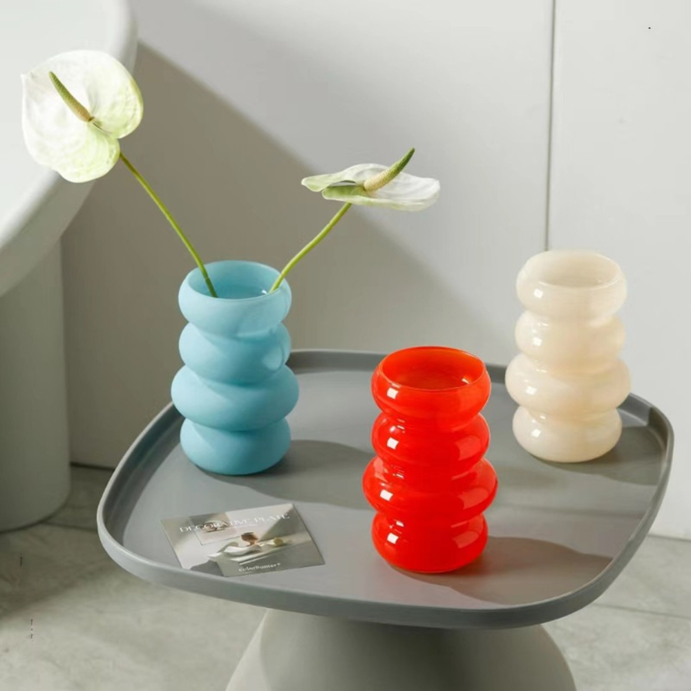 แจกันแก้วมินิมอล หรูหราเบาๆ สำ - Glass Vase Nordic บทวิจารณ์และราคา