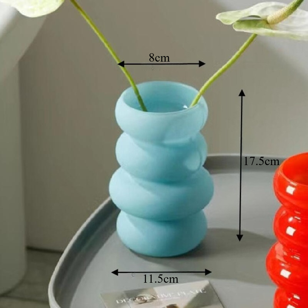 แจกันแก้วมินิมอล หรูหราเบาๆ สำ - Glass Vase Nordic บทวิจารณ์และราคา