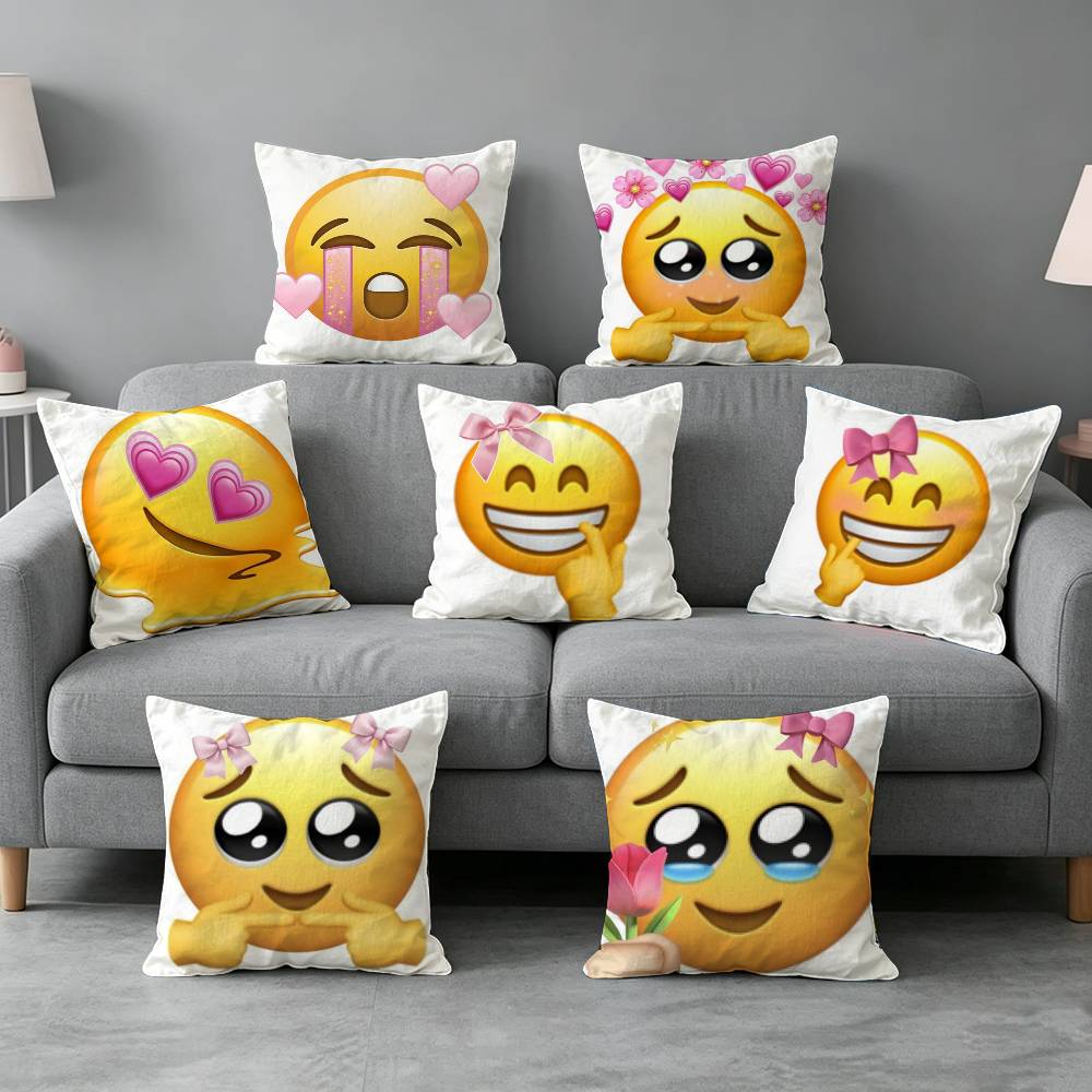 ปลอกหมอนอิงลายสปริง-จี อีโมจิ  - Home Decor Emoji บทวิจารณ์และราคา