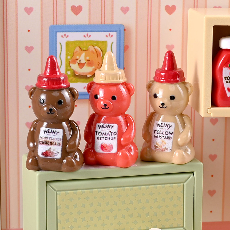 ขวดแยมหมีน้อยจำลอง 10 ชิ้น ขนา - Home Decor Kolkata บทวิจารณ์และราคา