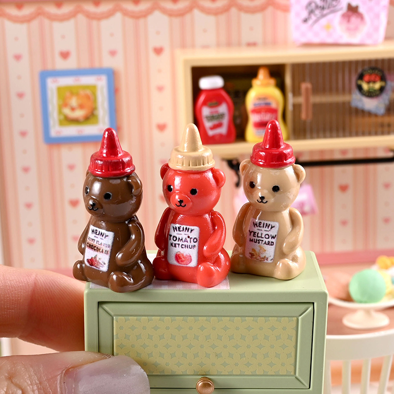 ขวดแยมหมีน้อยจำลอง 10 ชิ้น ขนา - Home Decor Kolkata บทวิจารณ์และราคา