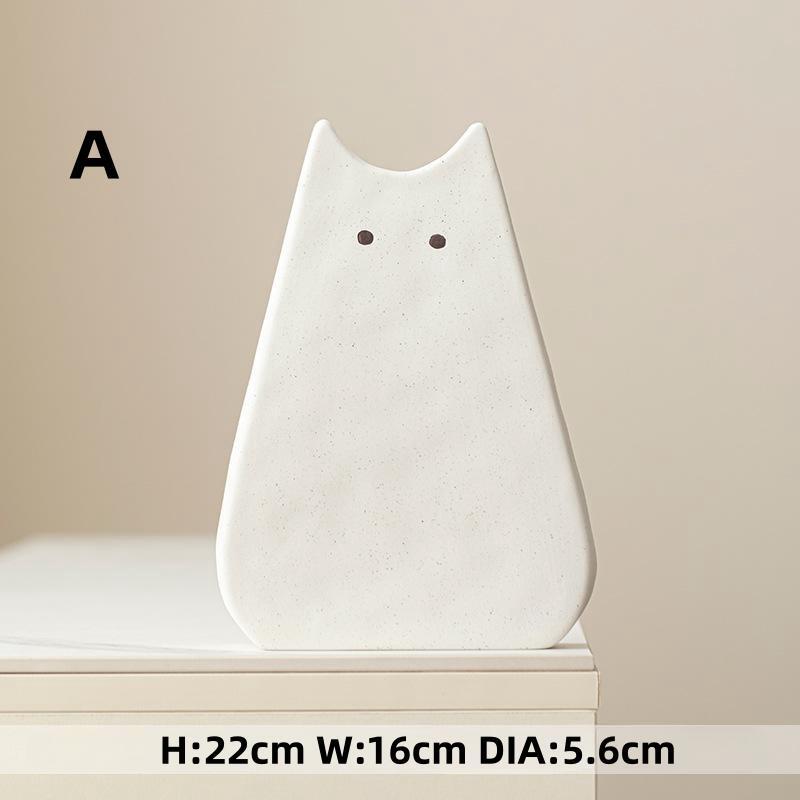 แจกันเซรามิคลายแมวน่ารัก สไตล์ - Glass Vase Nordic บทวิจารณ์และราคา