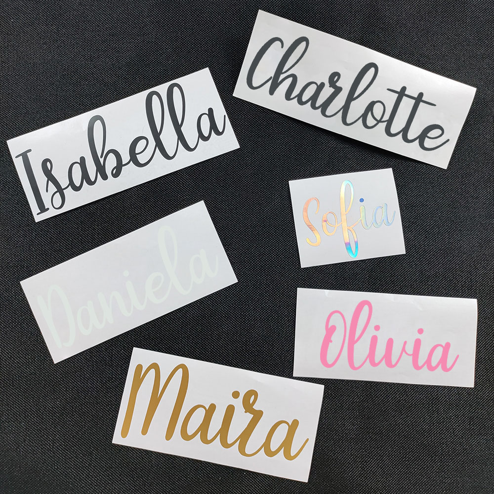 1PC ปรับแต่งชื่อสติกเกอร์ที่ถอ - Home Decor Sticker บทวิจารณ์และราคา