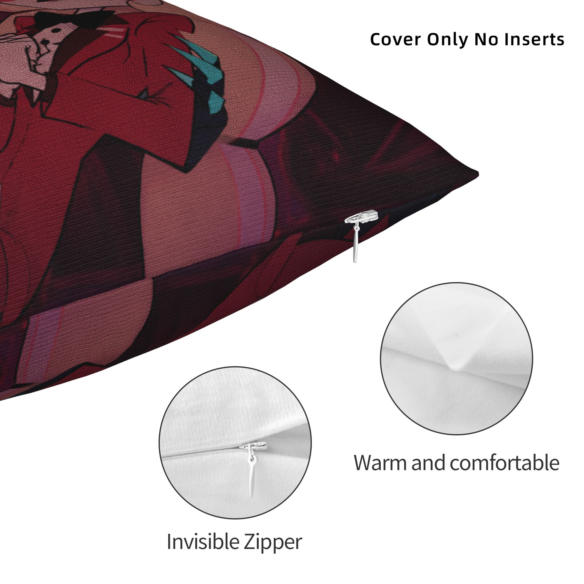 Hazbins Hoteling Vox ปลอกหมอนโ - Home Decor Solo บทวิจารณ์และราคา
