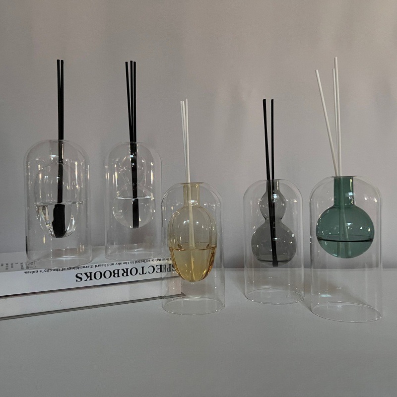 ขวดแก้วทรงตัวยูแบบนอร์ดิกสองชั - Glass Vase Nordic บทวิจารณ์และราคา