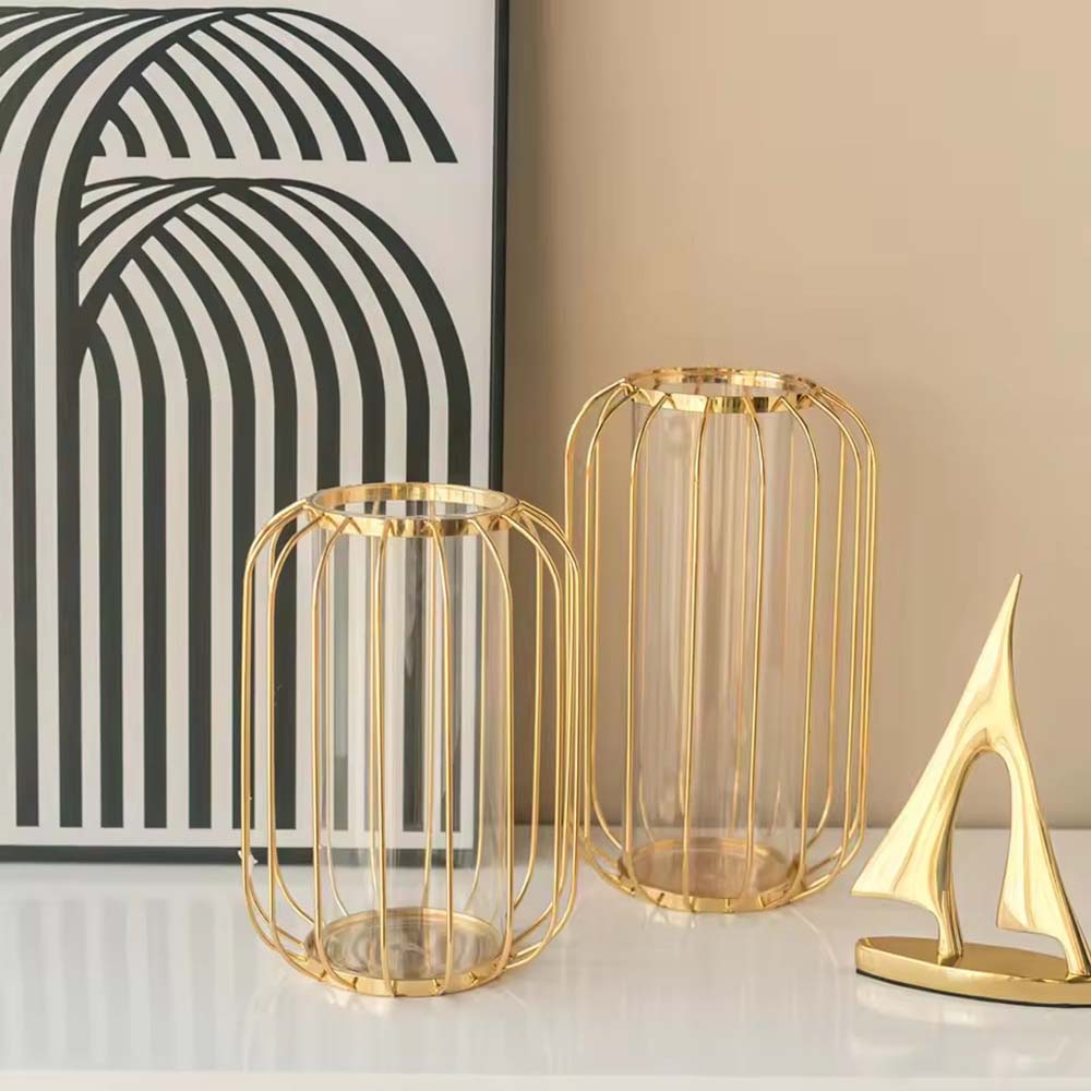 แจกันเหล็กดัดสไตล์เรโทร แจกันแ - Glass Vase Nordic บทวิจารณ์และราคา