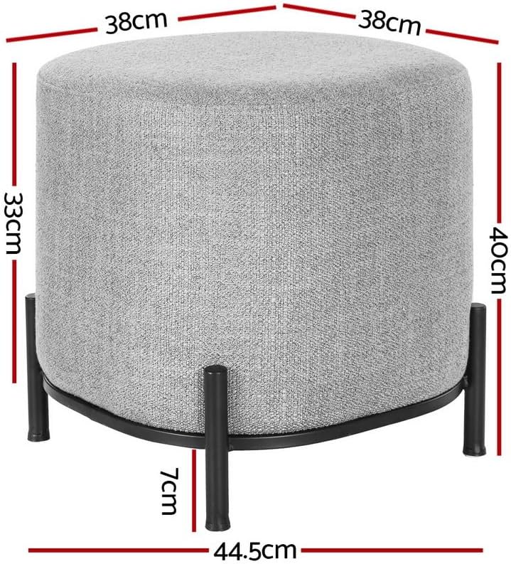 เก้าอี้สตูลทรงกลมแบบออตโตมัน,  - Vanity Home Decor บทวิจารณ์และราคา