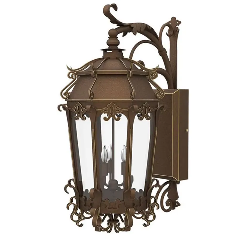 โคมไฟติดผนังภายนอก LED แก้ว สำ - Home Decor Rustic บทวิจารณ์และราคา