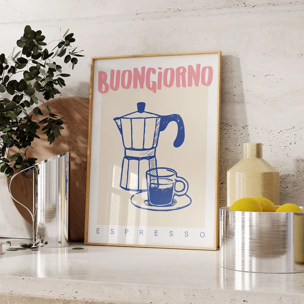 โมเดิร์นกาแฟ Espresso Wall Art - Home Decor Kolkata บทวิจารณ์และราคา
