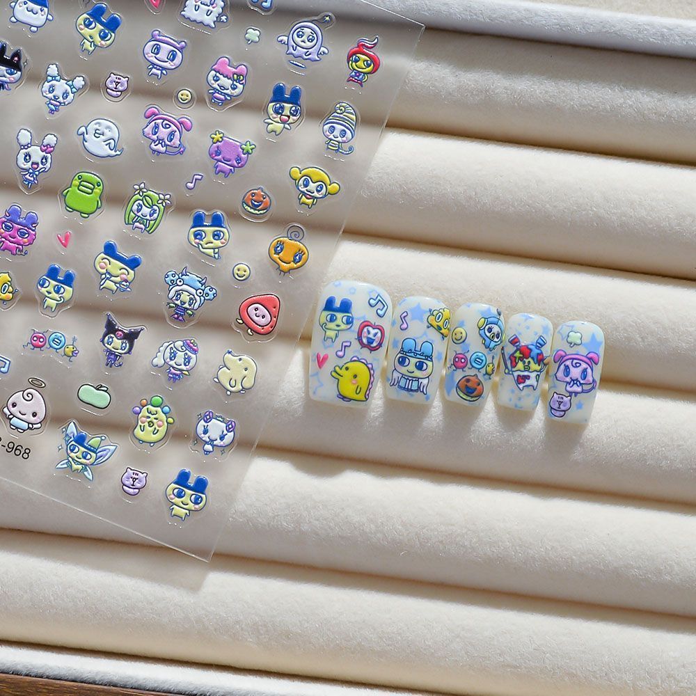 สติ๊กเกอร์ตกแต่งเล็บลายการ์ตูน - Home Decor Sticker บทวิจารณ์และราคา