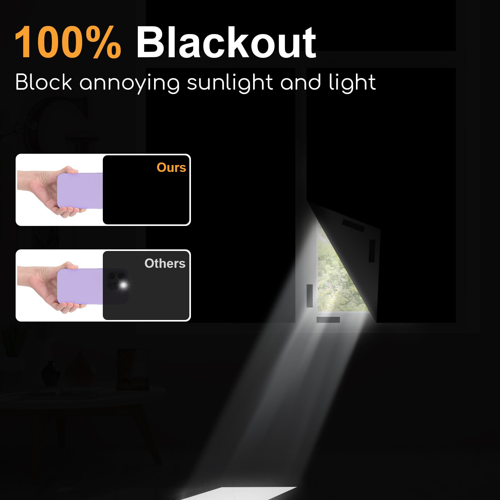 ม่านบังแสงแบบติดตั้งชั่วคราว 1 - Blackout Curtains บทวิจารณ์และราคา
