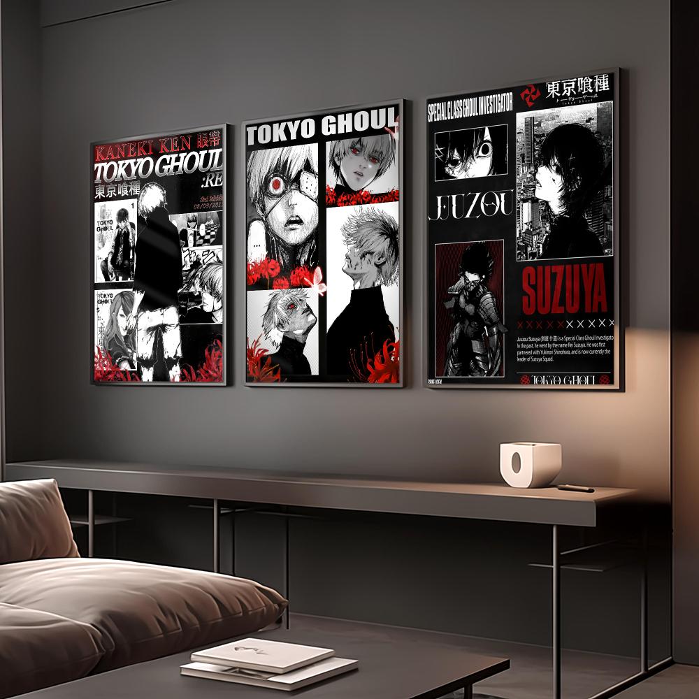 โปสเตอร์อนิเมะ Tokyo Ghoul โปส - Home Decor Tokyo บทวิจารณ์และราคา