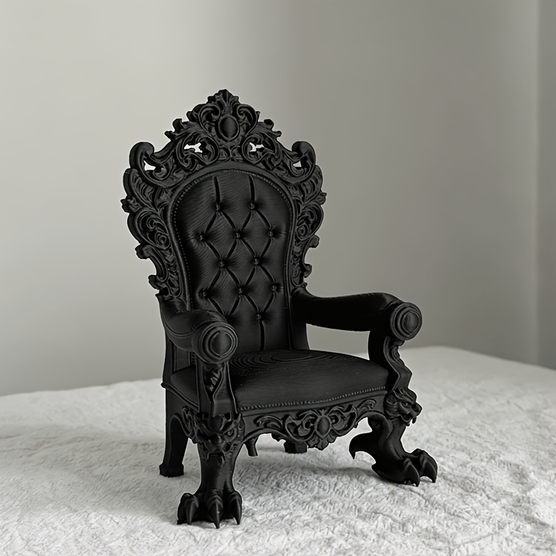 เก้าอี้บัลลังก์หรูหรา 1 ชิ้น – - Home Decor Medieval บทวิจารณ์และราคา