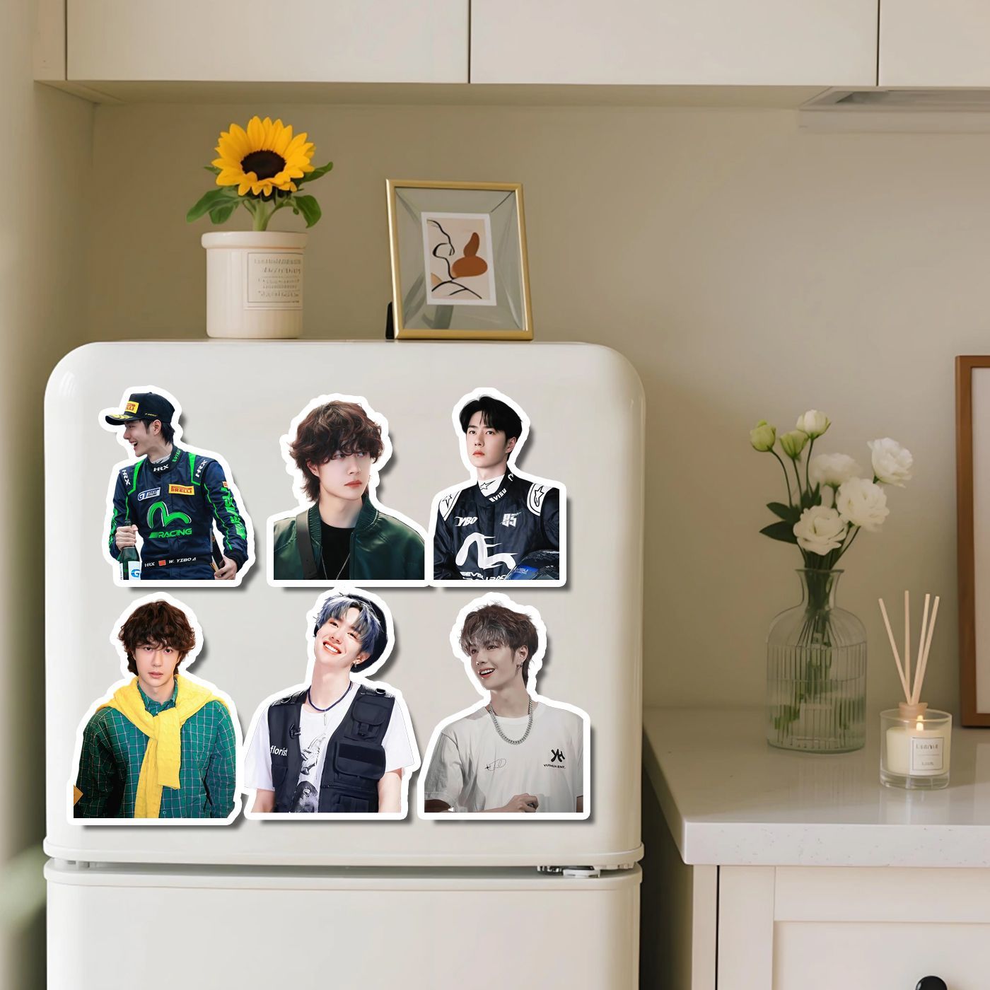 สติกเกอร์ติดตู้เย็นแบบแม่เหล็ก - Home Decor Sticker บทวิจารณ์และราคา