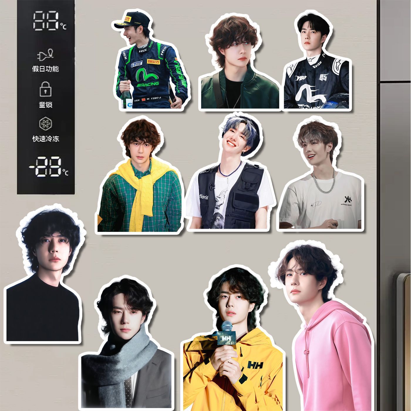 สติกเกอร์ติดตู้เย็นแบบแม่เหล็ก - Home Decor Sticker บทวิจารณ์และราคา