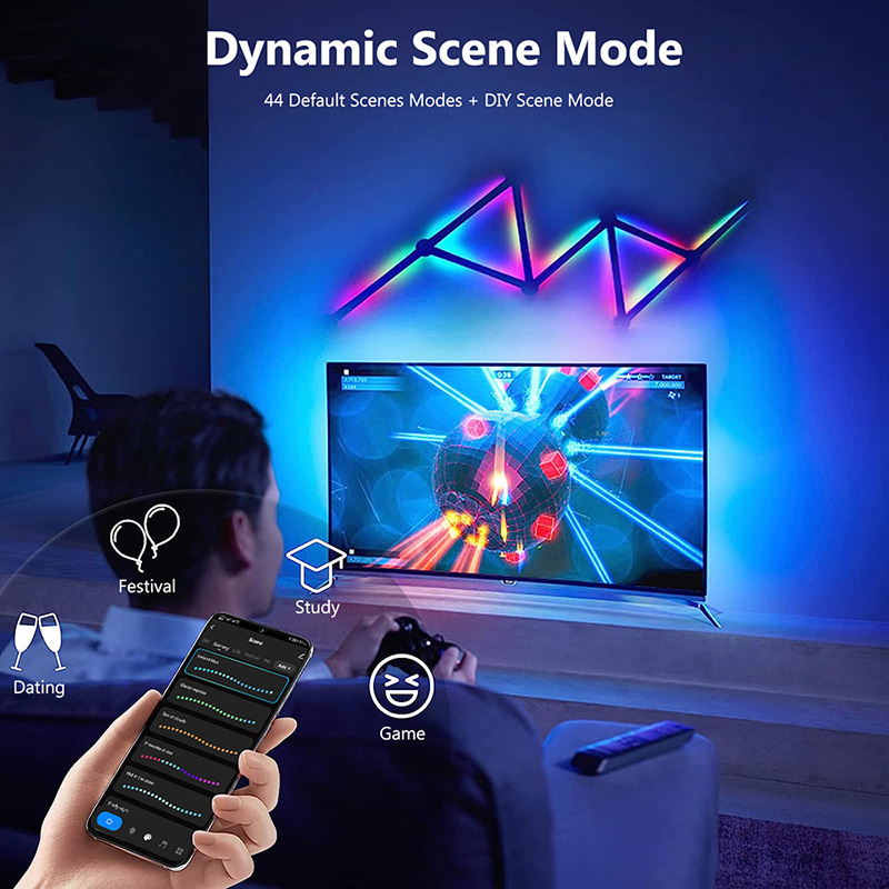 โคมไฟติดผนัง RGB อัจฉริยะ, ไฟ  - Home Decor Rustic บทวิจารณ์และราคา