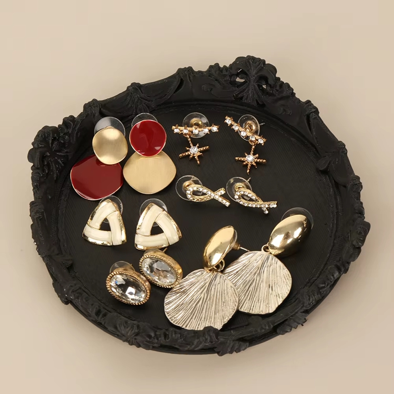 ถาดใส่เครื่องประดับแกะสลักสไตล - Vanity Home Decor บทวิจารณ์และราคา