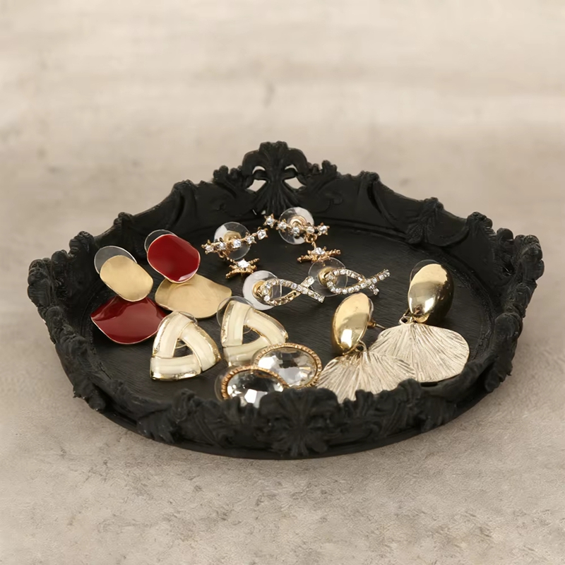 ถาดใส่เครื่องประดับแกะสลักสไตล - Vanity Home Decor บทวิจารณ์และราคา