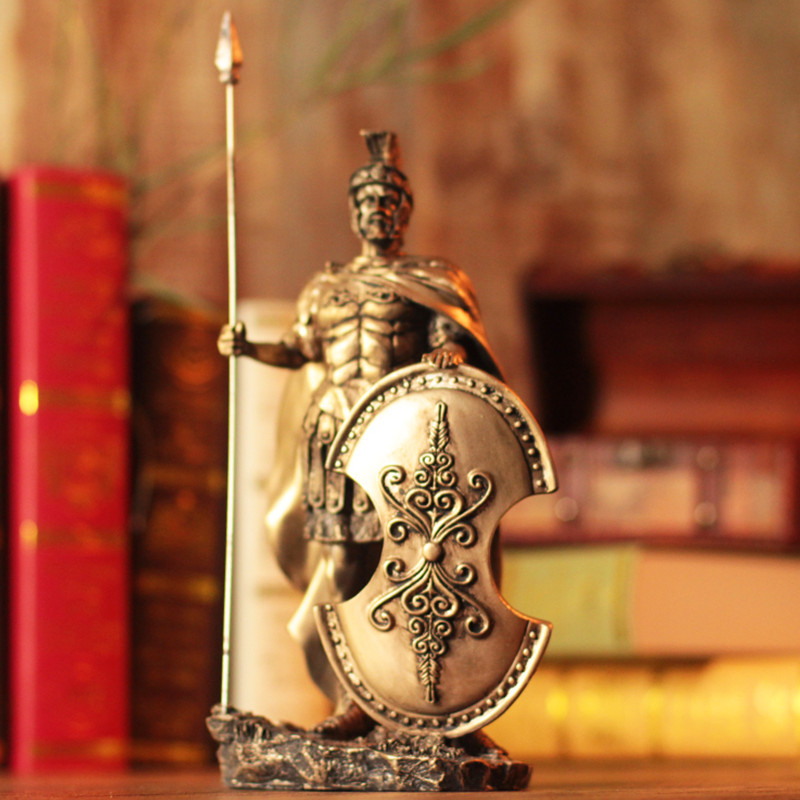 ยุคกลางนักรบเกราะรูปปั้นเรซิ่น - Home Decor Medieval บทวิจารณ์และราคา