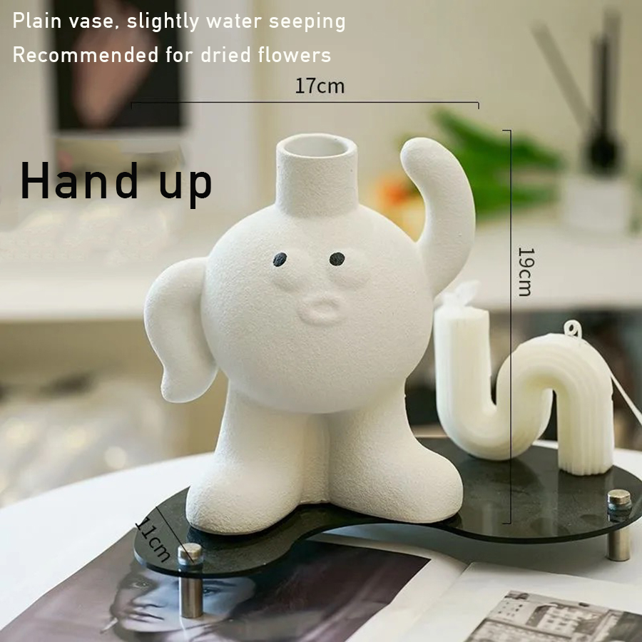 เซรามิคแจกันดอกไม้น่ารัก Emoji - Home Decor Emoji บทวิจารณ์และราคา
