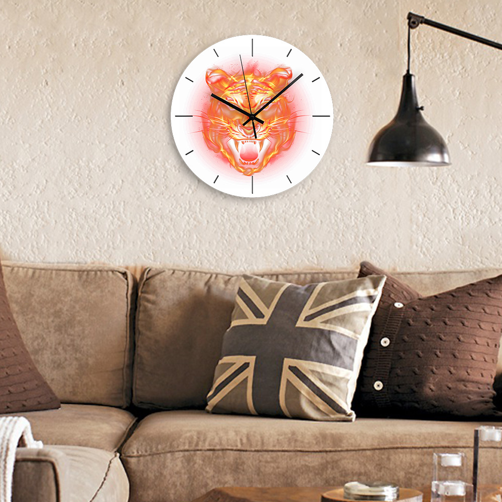 นาฬิกาแขวนผนังลายเสือโกรธ สำหร - Home Decor On Amazon บทวิจารณ์และราคา