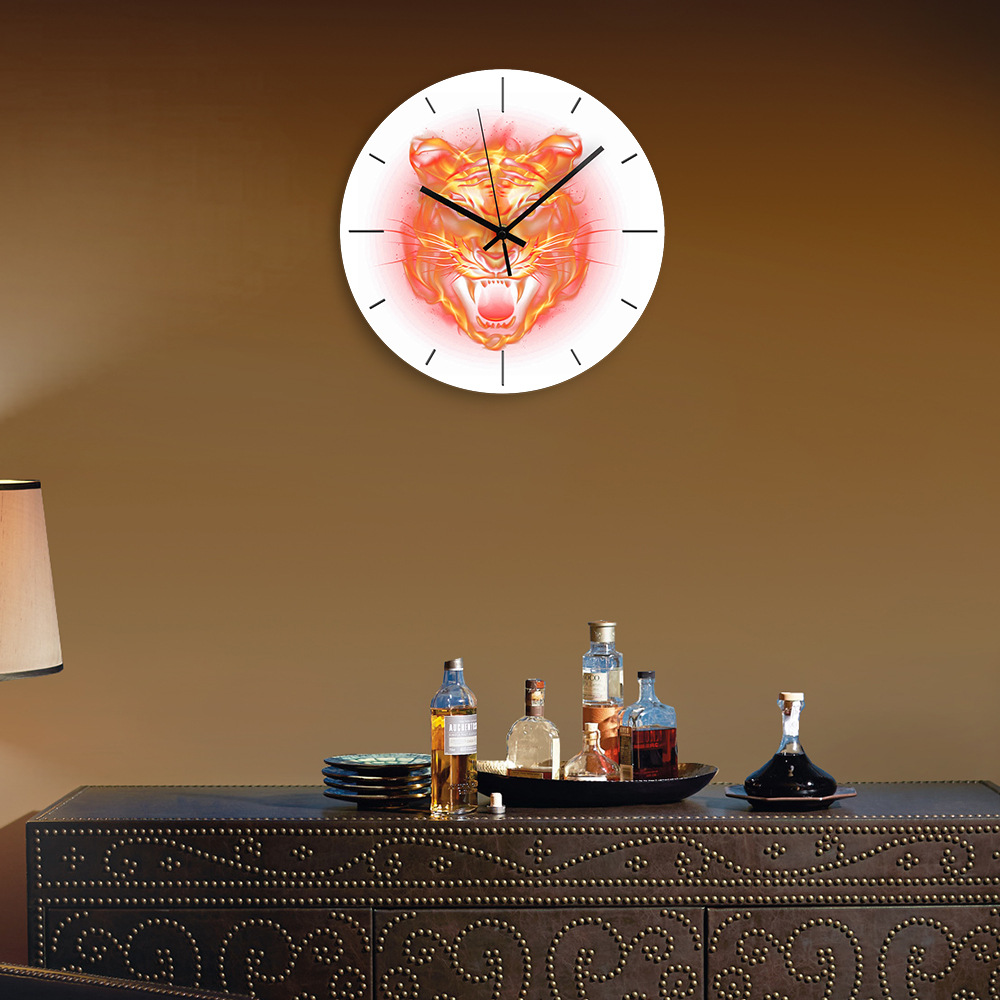 นาฬิกาแขวนผนังลายเสือโกรธ สำหร - Home Decor On Amazon บทวิจารณ์และราคา