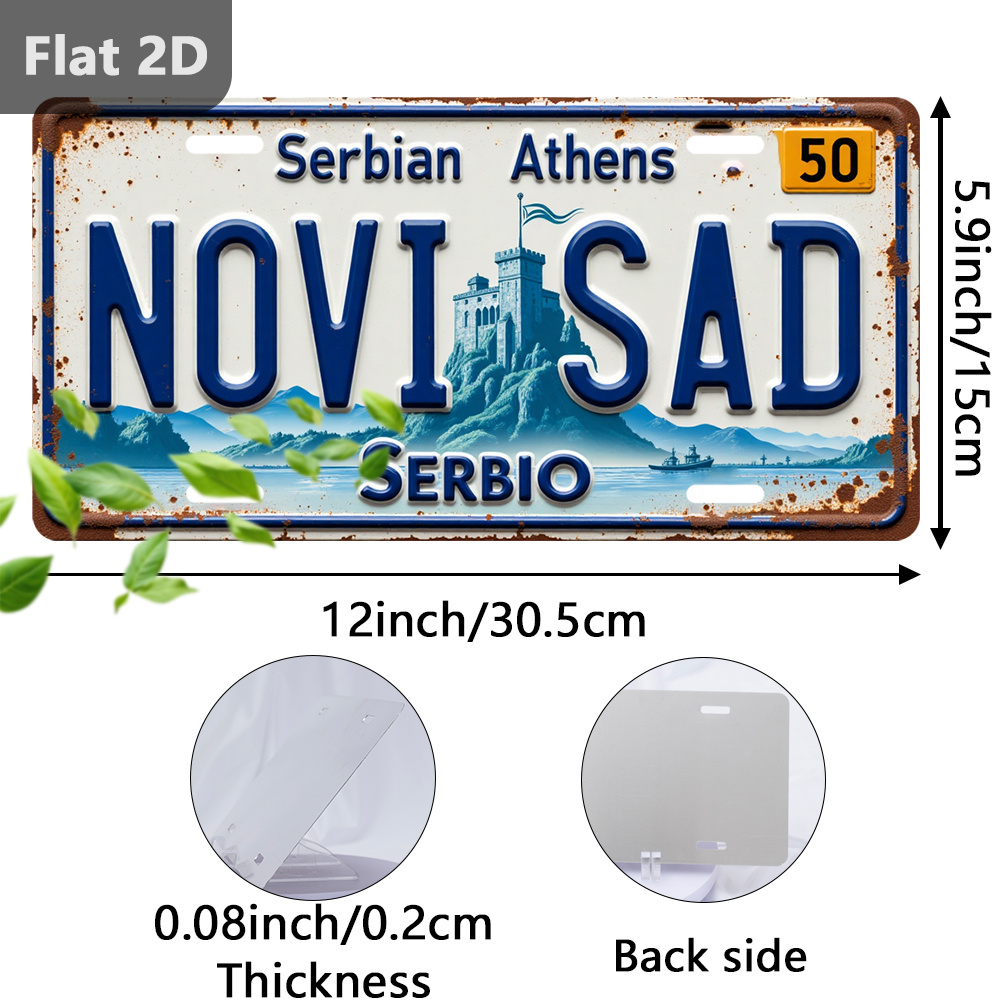 ป้ายดีบุก 2 มิติ สไตล์วินเทจ ล - Home Decor Novi Sad บทวิจารณ์และราคา