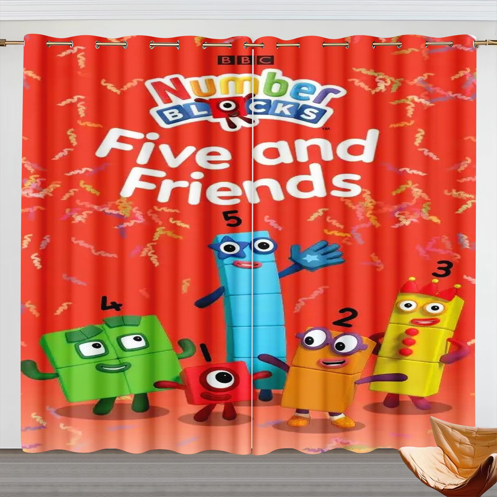 ผ้าม่านการ์ตูน Numberblocks, ผ - Blackout Curtains บทวิจารณ์และราคา