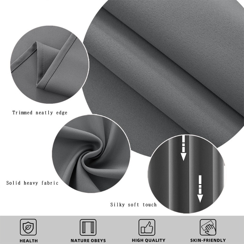 ผ้าม่านกันแสงสีพื้นทันสมัย 1 ผ - Blackout Curtains บทวิจารณ์และราคา