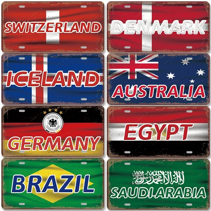 ป้ายโปสเตอร์ชื่อประเทศวินเทจป้ - Home Decor Names บทวิจารณ์และราคา