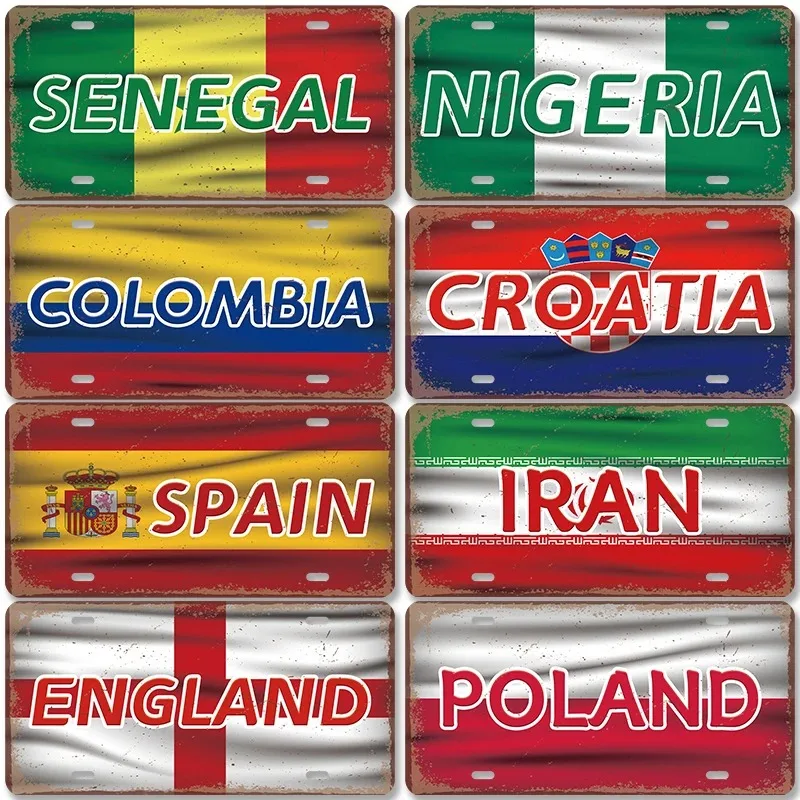 ป้ายโปสเตอร์ชื่อประเทศวินเทจป้ - Home Decor Names บทวิจารณ์และราคา