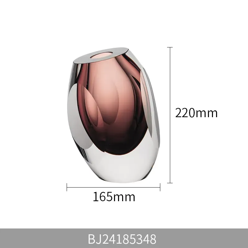 แจกันดอกไม้ตกแต่งบ้านสไตล์นอร์ - Glass Vase Nordic บทวิจารณ์และราคา