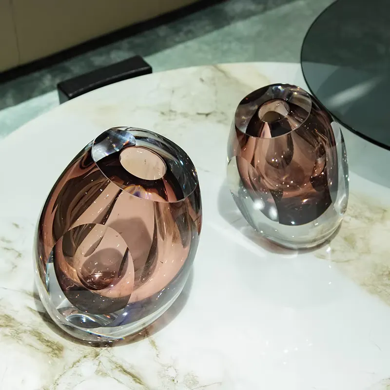 แจกันดอกไม้ตกแต่งบ้านสไตล์นอร์ - Glass Vase Nordic บทวิจารณ์และราคา