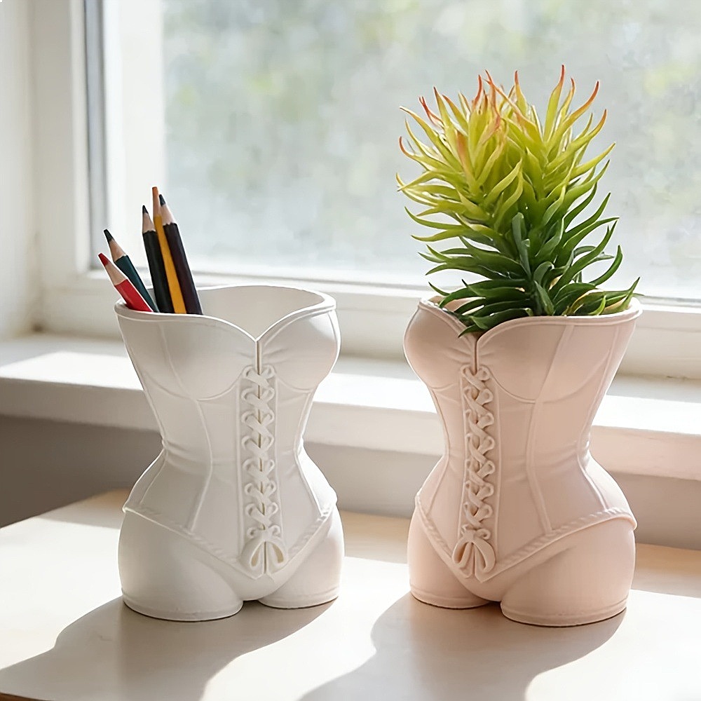ที่ใส่ดินสอทรงคอร์เซ็ทสไตล์วิค - Vanity Home Decor บทวิจารณ์และราคา