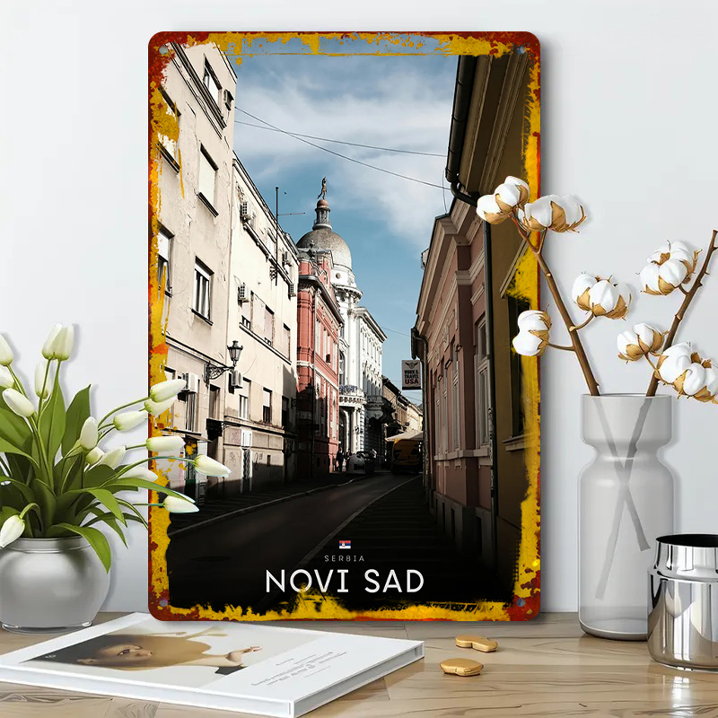 ภาพตกแต่งผนังโลหะลายวิวถนนโนวี - Home Decor Novi Sad บทวิจารณ์และราคา